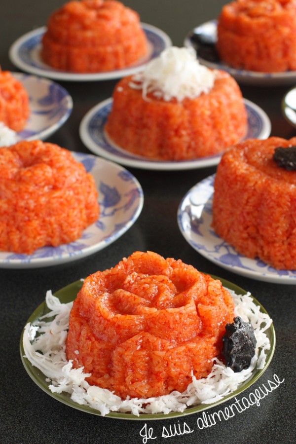 Vietnamese Xôi Gấc - Red Sticky Rice for the new year! My favourite breakfast in Vietnam =) | alimentageuse.com #vietnamese #glutenfree #vegan #sticky #rice Vietnamese Xôi Gấc - Red Sticky Rice for the new year! My favourite breakfast in Vietnam =) | alimentageuse.com #vietnamese #glutenfree #vegan #sticky #rice