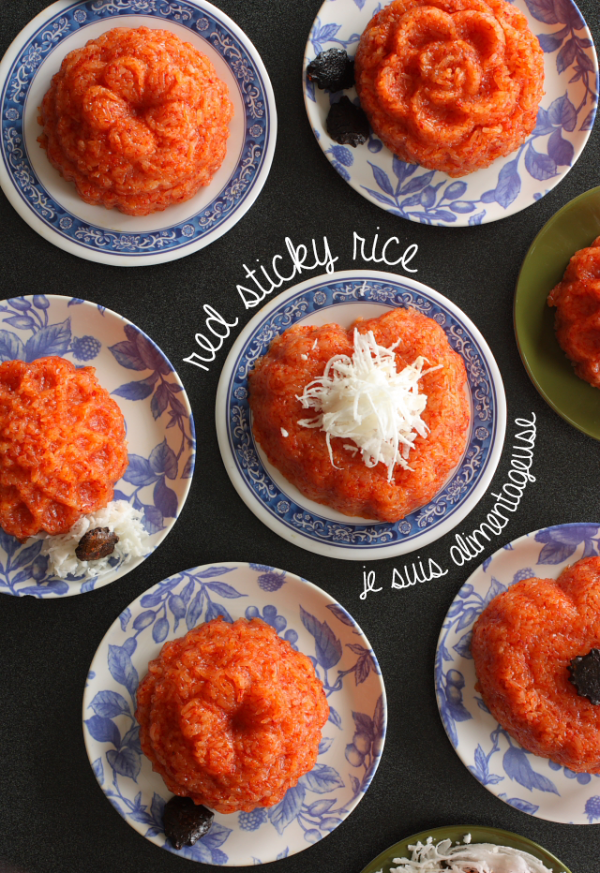 Vietnamese Xôi Gấc - Red Sticky Rice for the new year! My favourite breakfast in Vietnam =) | alimentageuse.com #vietnamese #glutenfree #vegan #sticky #rice Vietnamese Xôi Gấc - Red Sticky Rice for the new year! My favourite breakfast in Vietnam =) | alimentageuse.com #vietnamese #glutenfree #vegan #sticky #rice