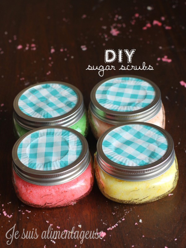 #DIY Sugar Scrubs - Jojoba and Coconut oil are great for nourishing the skin while you exfoliate! Makes a great gift =) #DIY Sugar Scrubs - Jojoba and Coconut oil are great for nourishing the skin while you exfoliate! Makes a great gift =)