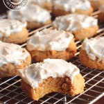 Vegan Cream Cheese Frosted Butternut Squash Cake Cookies