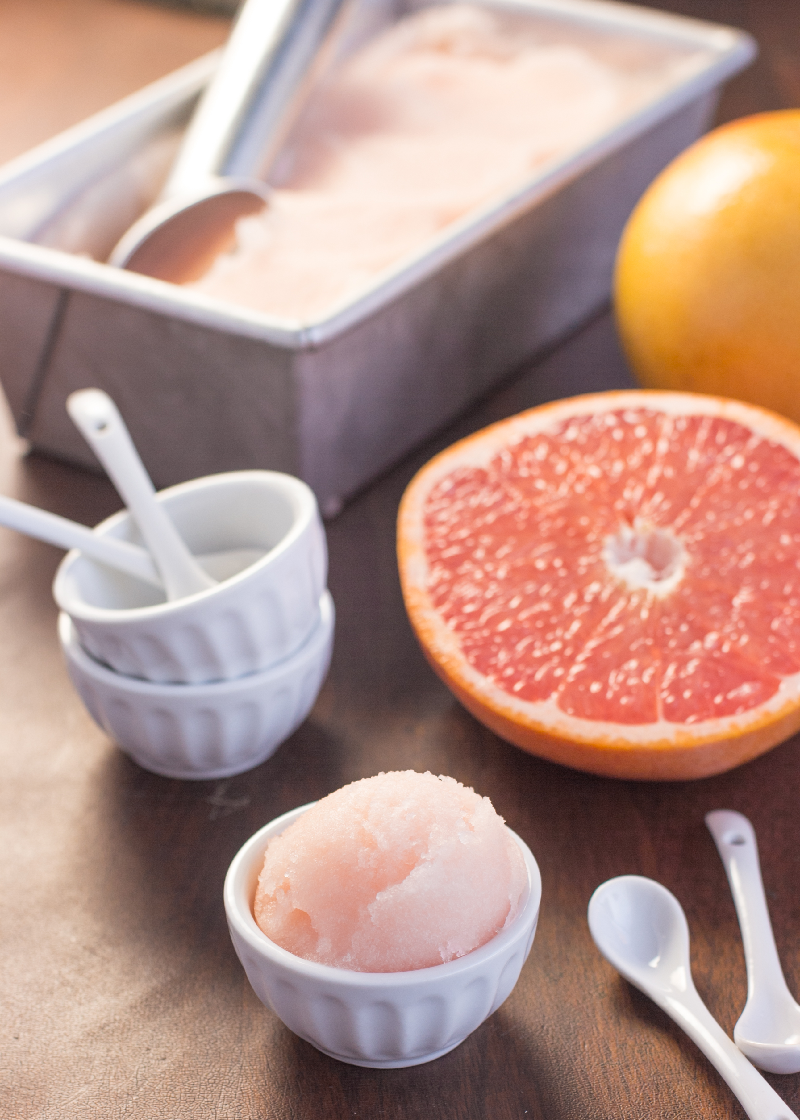 Grapefruit Sorbet by The Viet Vegan