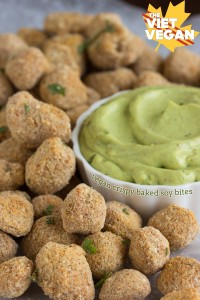 Vegan Baked Soy Bites | The Viet Vegan | Crunchy, healthier alternatives to fried finger food. [ v e g a n ]