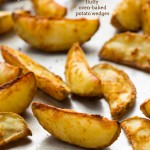 Vegan Fluffy Oven-Baked Potato Wedges | The Viet Vegan