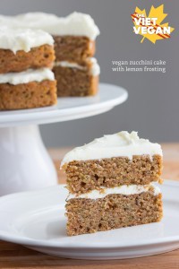 Vegan Zucchini Cake with Lemon Frosting | The Viet Vegan