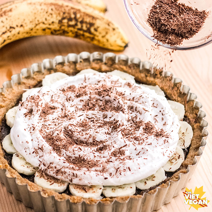 Vegan Banoffee Pie | The Viet Vegan