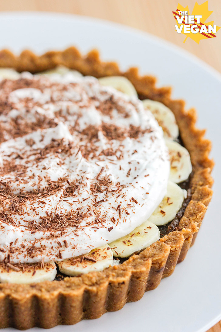 Vegan Banoffee Pie | The Viet Vegan