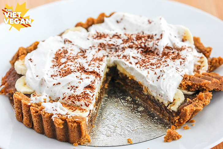 Vegan Banoffee Pie | The Viet Vegan