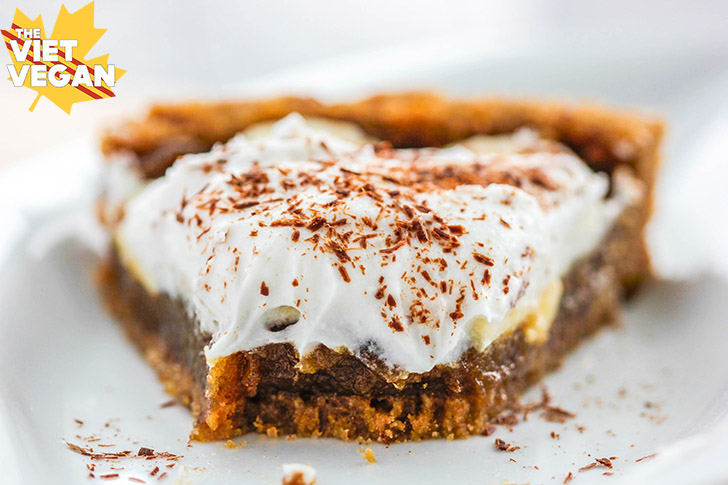Vegan Banoffee Pie | The Viet Vegan