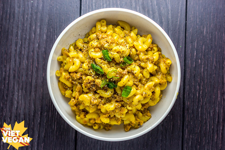 Vegan Taco Mac & Cheese | The Viet Vegan | It's like if you took Hamburger Helper and taco spice and put it in mac and cheese. BUT VEGAN.