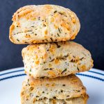 Vegan Cheddar Chive Scones | The Viet Vegan