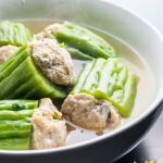 Canh Kho Qua Chay - Vegan Stuffed Bittermelon Sou