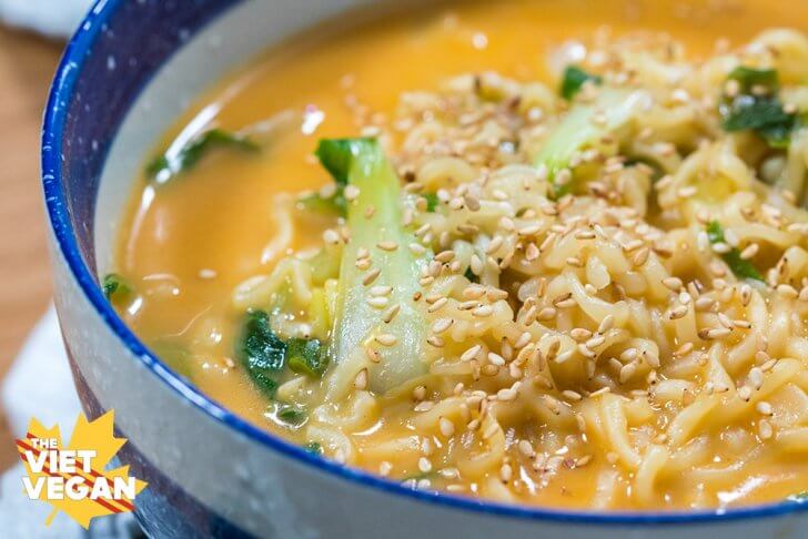 Vegan Cheese Curry Ramen