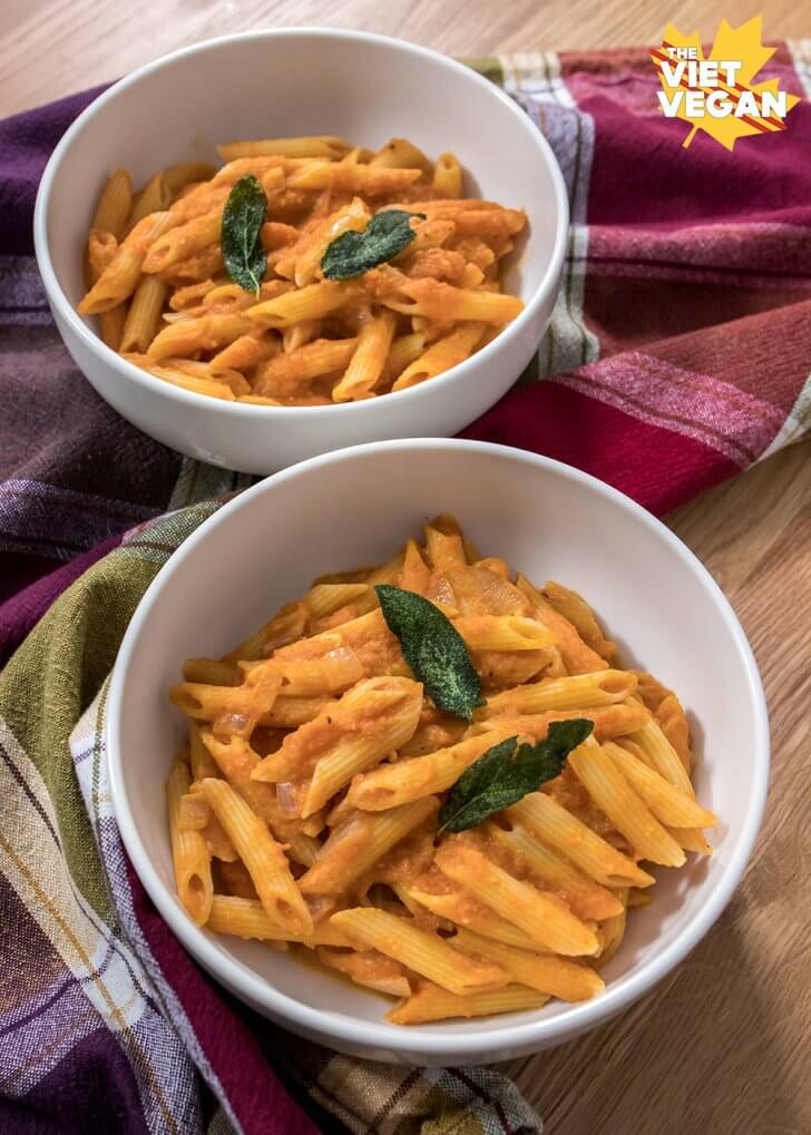 Vegan Pumpkin Penne