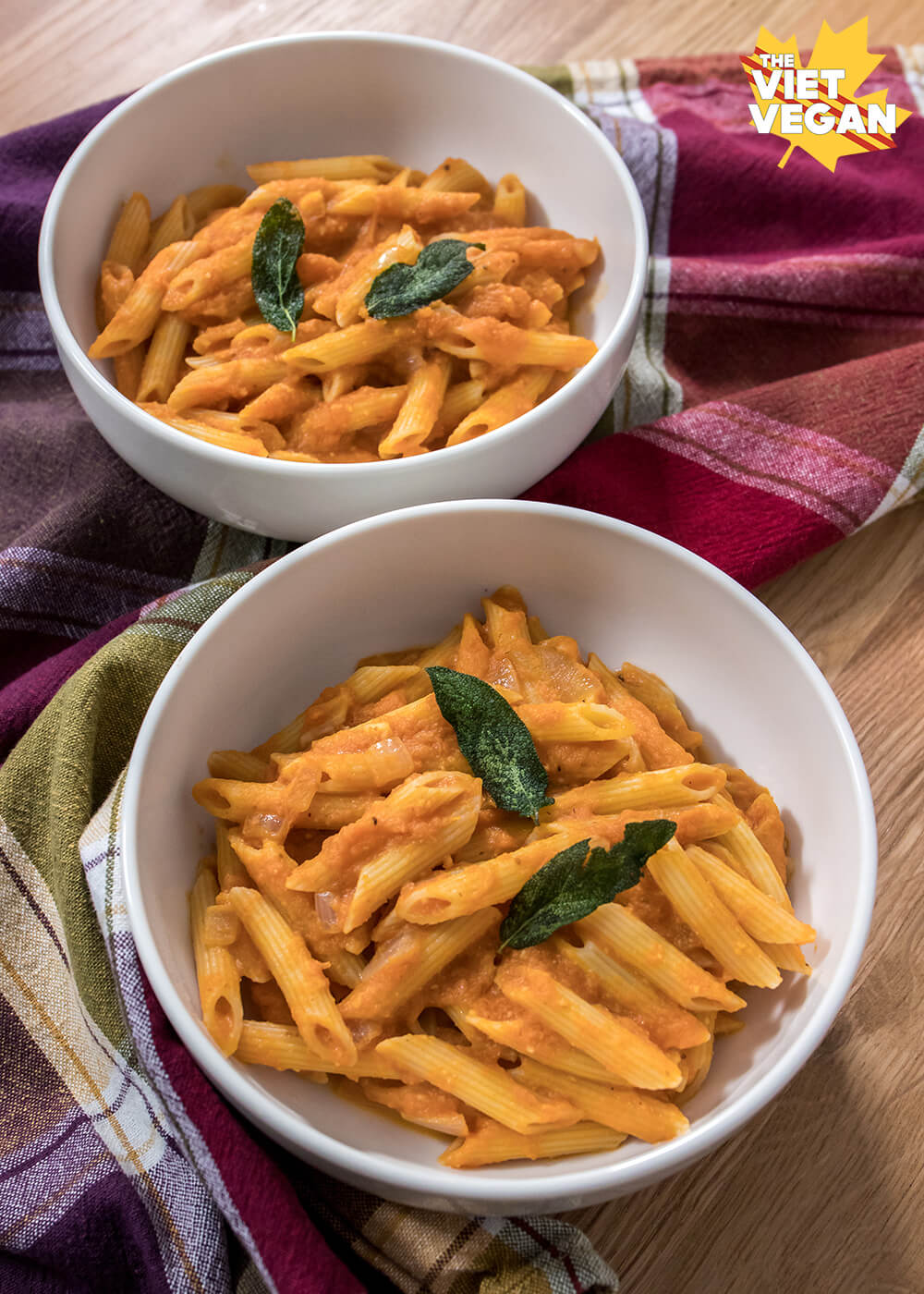 Vegan Pumpkin Penne