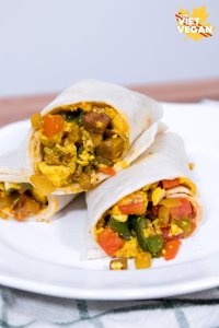 Vegan Breakfast Burritos - The Viet Vegan