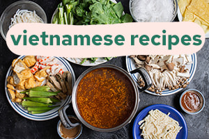 Vietnamese recipe index button