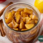 apple pie filling in a jar