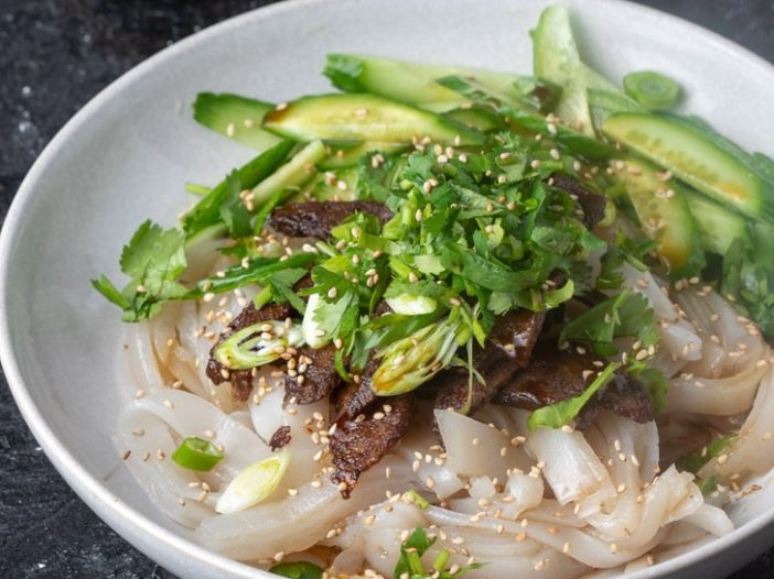 liang pi wheat starch cold skin noodles